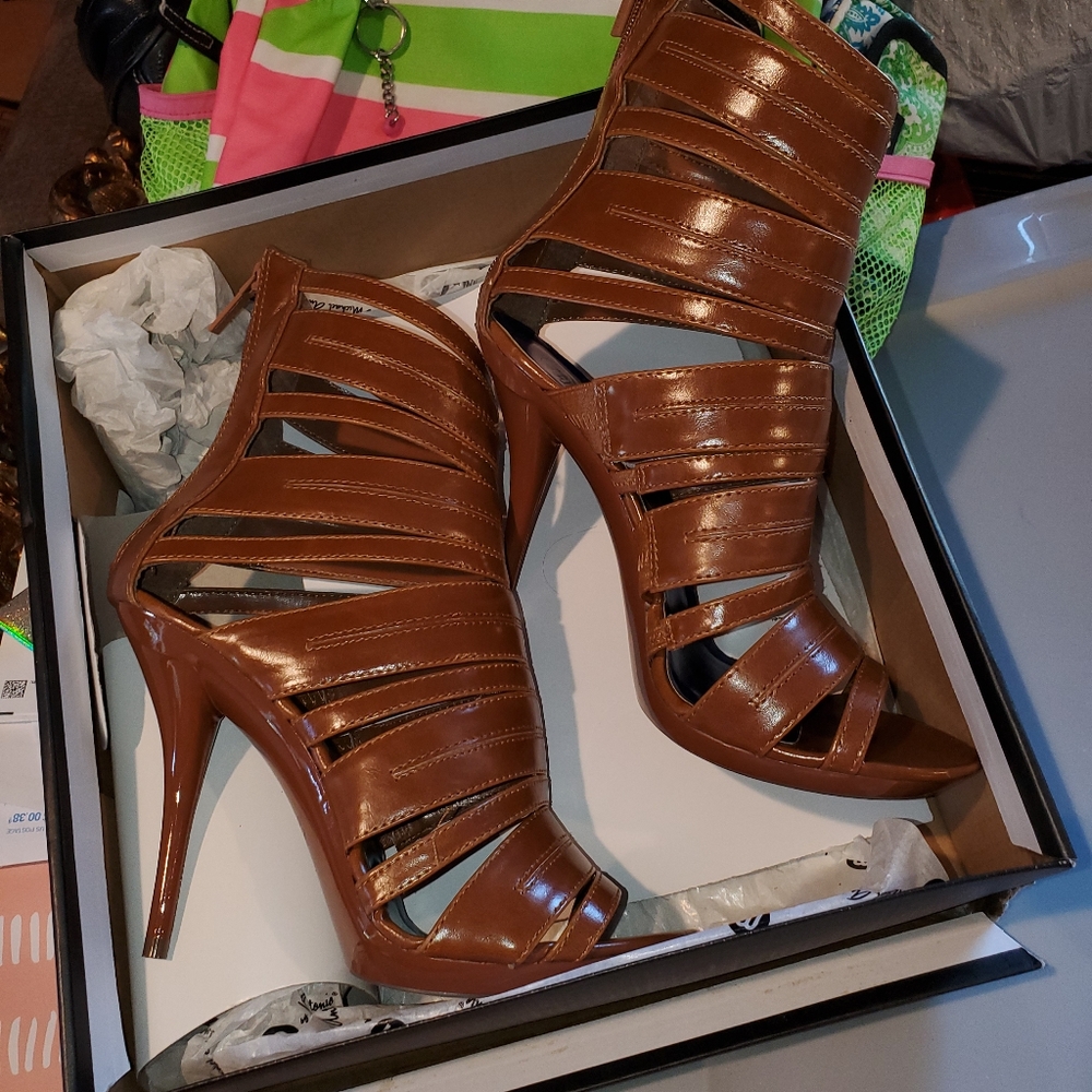 Brown heels